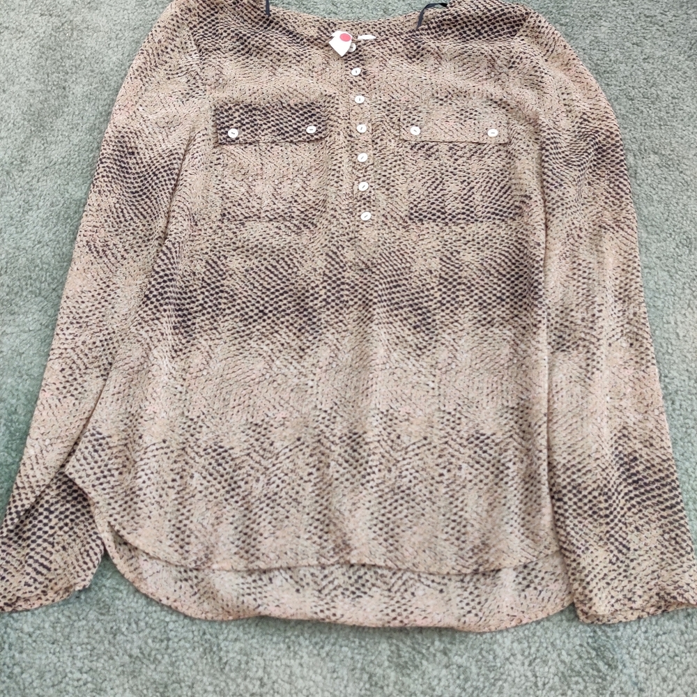 Monsoon snake skin style top